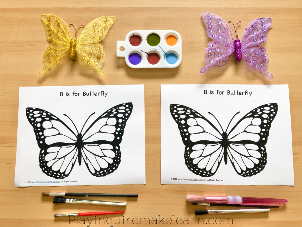 Butterflies And Other Minibeasts Activity Worksheets For Kids - Play ...