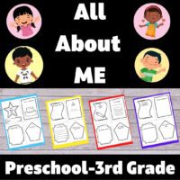 All About Me | Back To School Activities