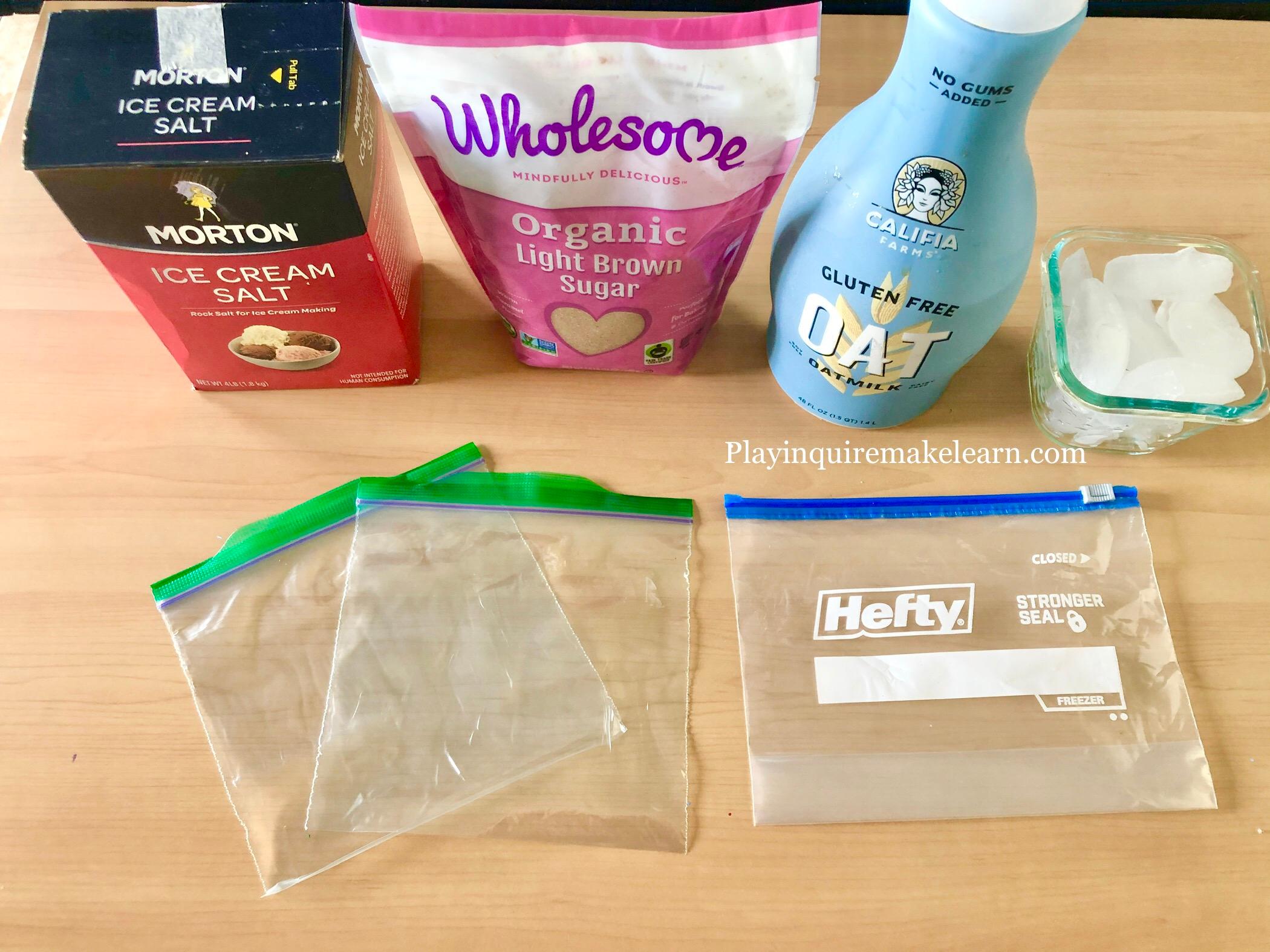 How To Make The BEST Ice Cream In A Bag Using Oat Milk | Play. Inquire ...