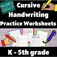 Beginner Cursive Handwriting Practice Workbook Plus 30 Quotes To Copy