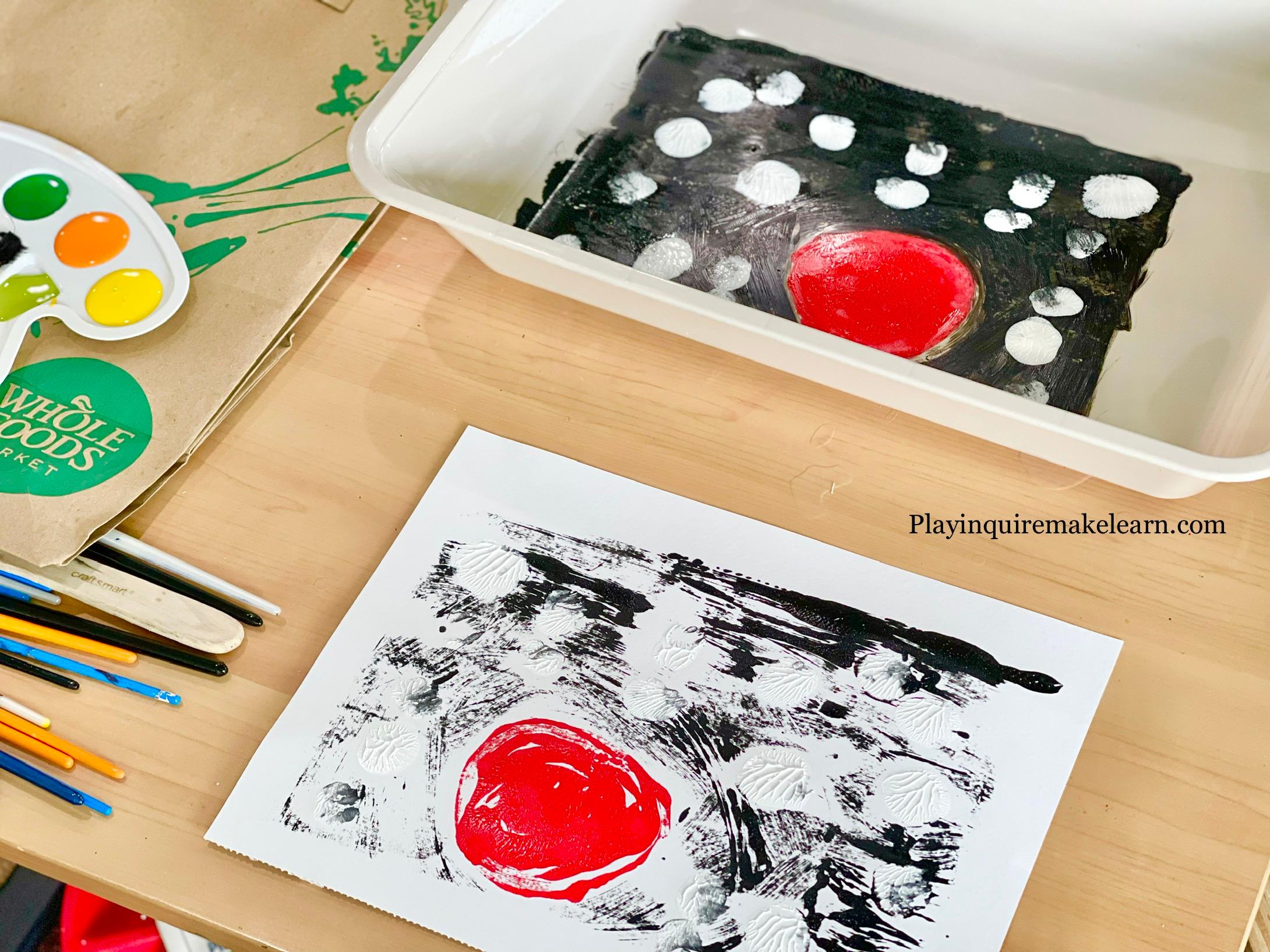 How To Create Monotype Art For Kids Play. Inquire. Make. Learn.