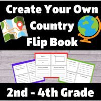 Create Your Own Country Flip Book
